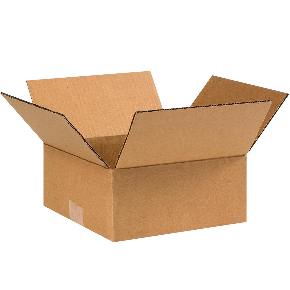 Shipping Boxes Flat 9"L x 9"W x 4"H 25-Pack - Corrugated Cardboard Box for Moving, Mailing, Packing, Packaging and
