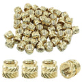 50 Pcs M5x6x7 Threaded Inserts, Heat Set for 3D Printing