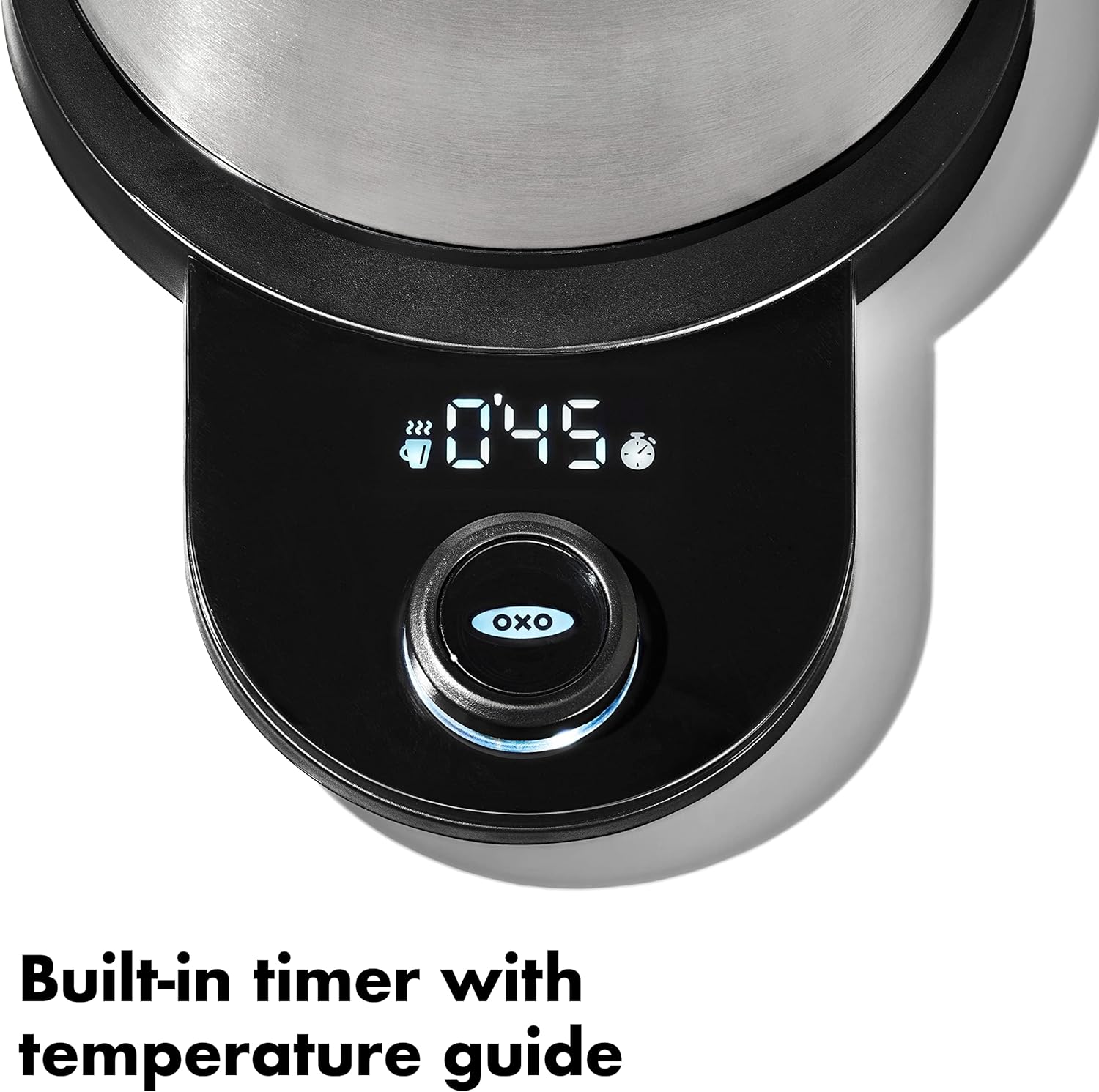 Brew Pour Over Gooseneck Electric Kettle - Stainless Steel