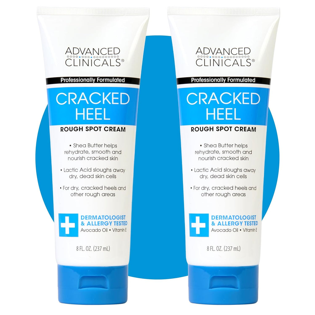Cracked Heel Foot Cream Moisturizer Skin Care Lotion For Feet W/Shea Butter, Moisturizing Foot/Hand Lotion Helps Heal
