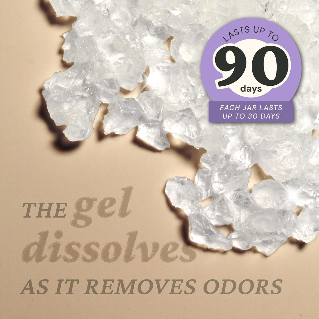 Lavender Odor Eliminator Gel 3-Pk 7 oz - Air Freshener for Home