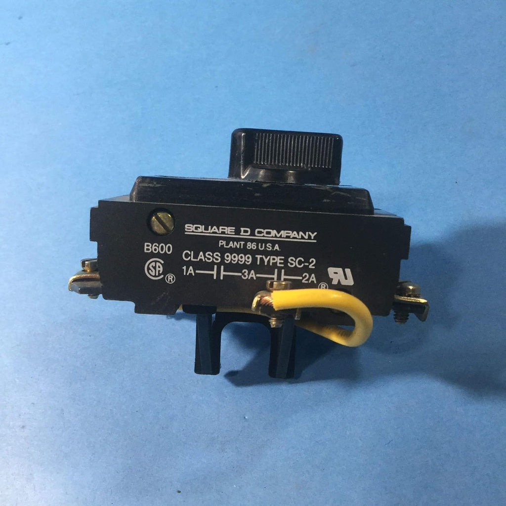 Square D 9999-SC2 Selector Switch Kit - Mechanical Push Button Switch - Black