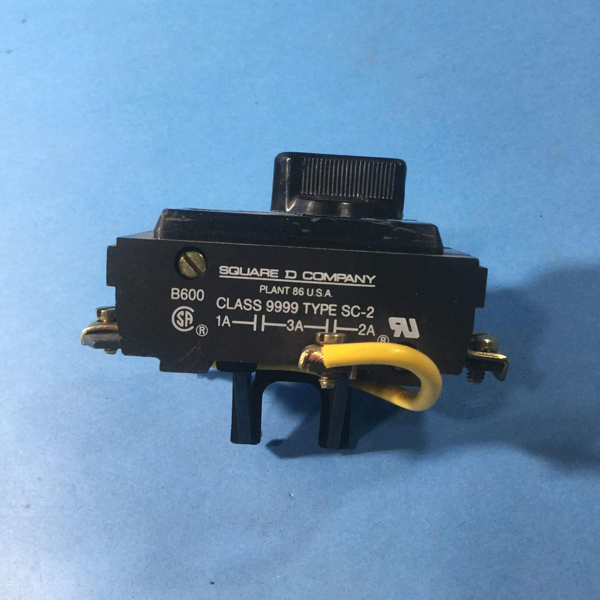 Square D 9999-SC2 Selector Switch Kit - Mechanical Push Button Switch - Black