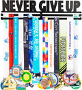 Medal Holder Display Hanger Rack Frame for Over 40 Medals-Sports Medal Hanger and Ribbon Display Holder Rack with