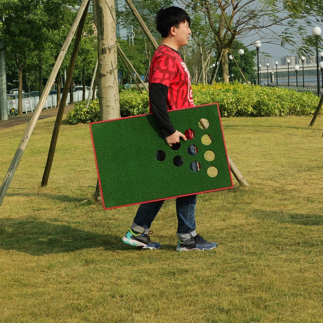 Golf Cornhole Set Exciting Golf Chipping Game Chip Shot Game for Tailgate Beach Backyard Man Cave
