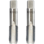 2Pcs M20x2.5 Metric Right-Hand Thread Tap, Hand Taper & Plug Tap Set