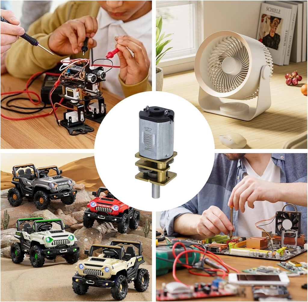 Antrader 30 RPM DC 6V GA12-N20 Micro DC Geared Electric Motor