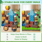 Magnetic Blocks Baseplate for Magnetic Building Blocks Placing, 8PCS