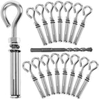 SRZTXU 32 Pack 1/4" X 3-1/2" Expansion Eye Bolt,Concrete Eyebolt Anchors