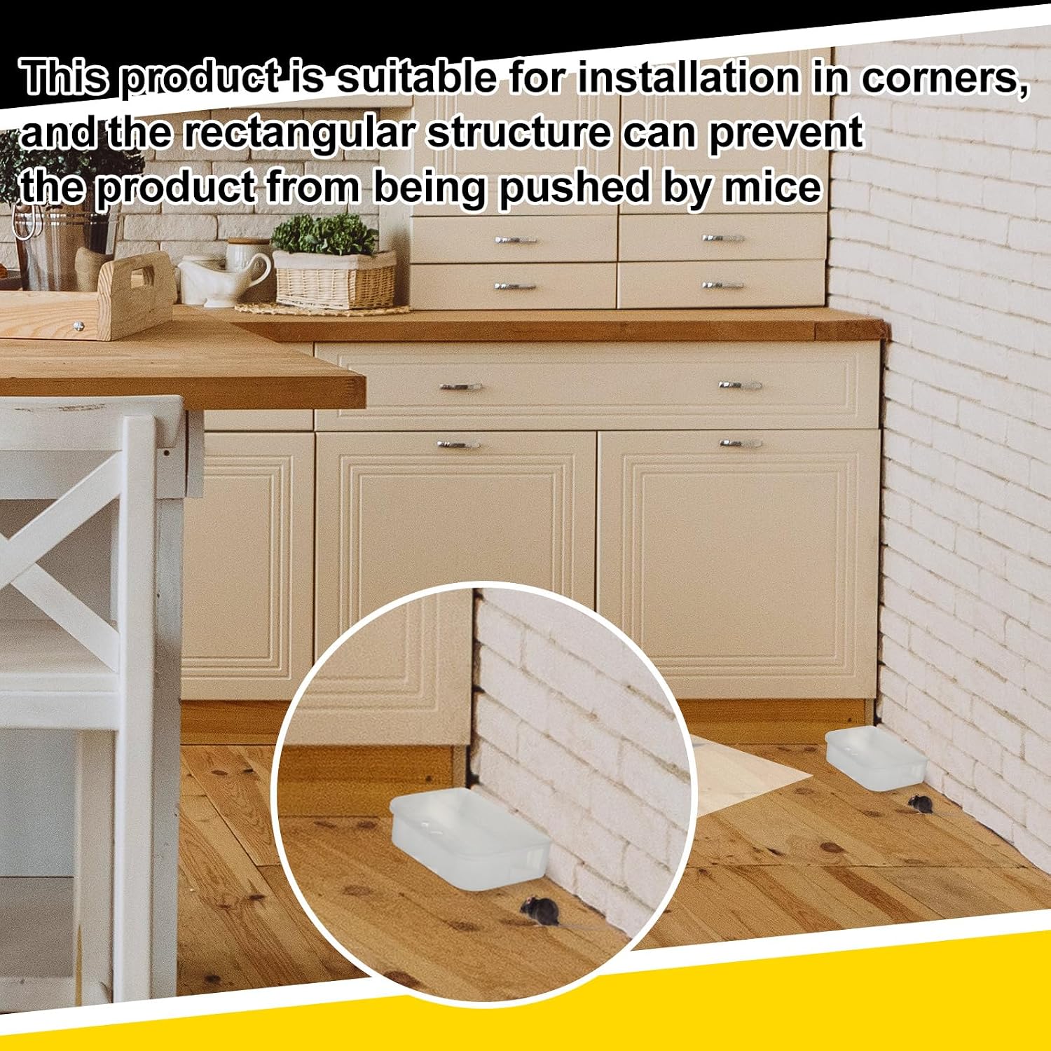 12 Pcs Mouse Bait Stations with Keys, Indoor Outdoor Traps,Clear | Lockable Mouse Boxes for Safe Decon Bait Use