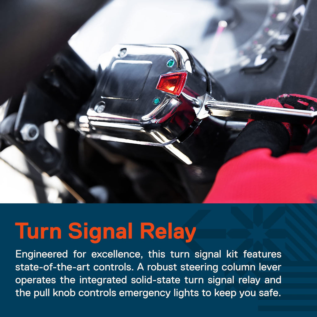 True MODS Smart Turn Signal Switch Steering Column Lever for UTV ATV