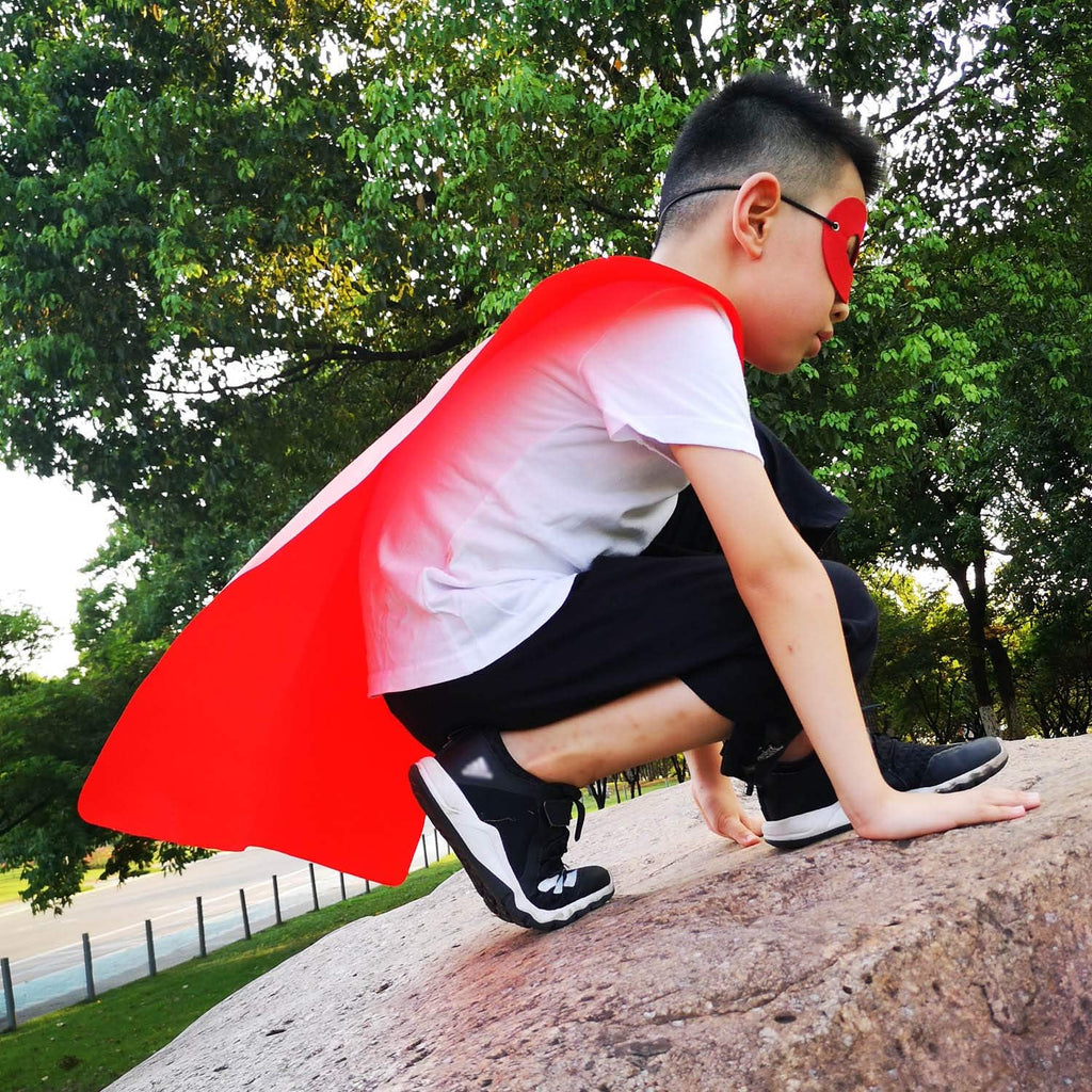 Kids Superhero Capes and Masks 12 Sets - Birthday Party Super Hero Capes for Children