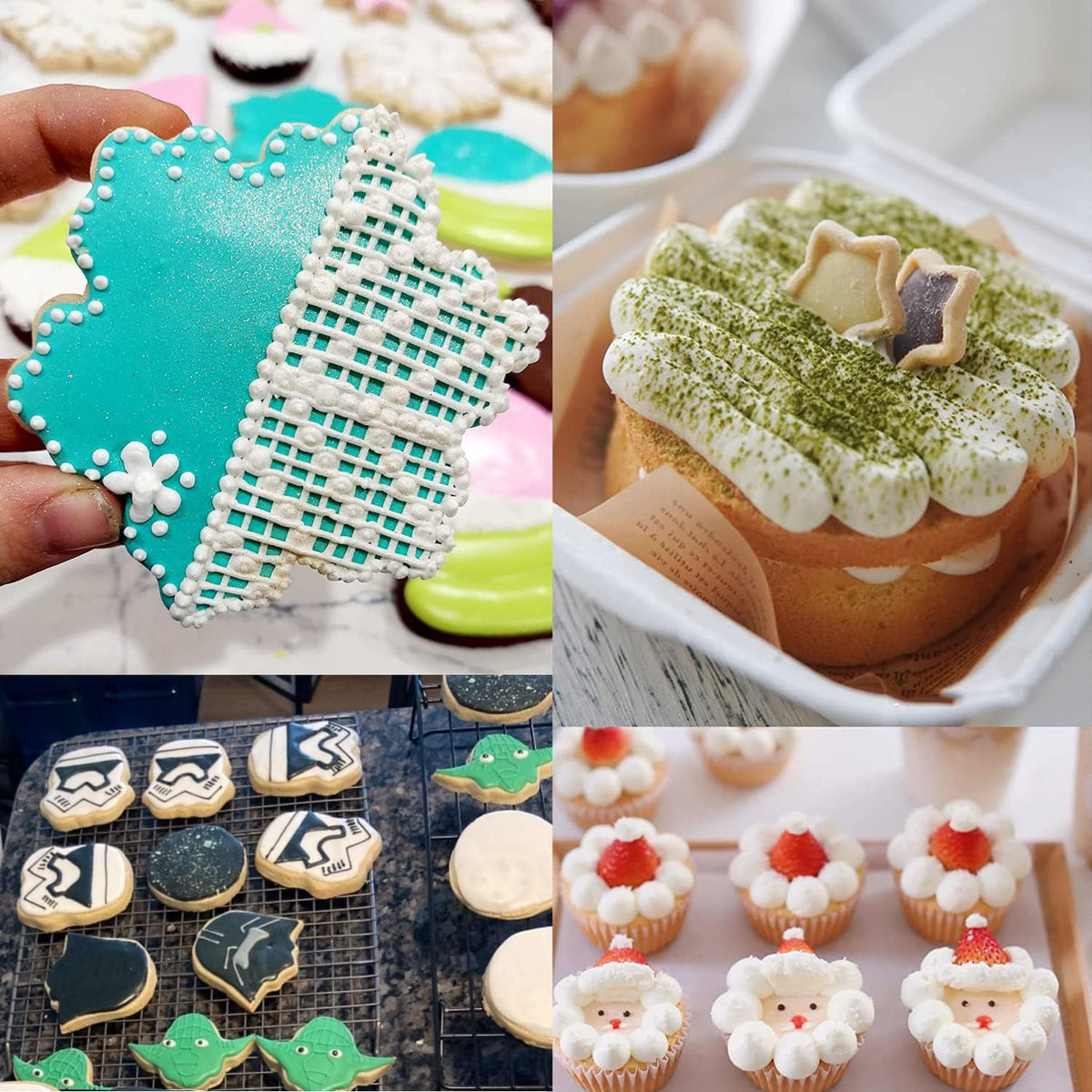 Piping Bags and Tips Set for Cookies, Royal Icing, Writing & Small Detail