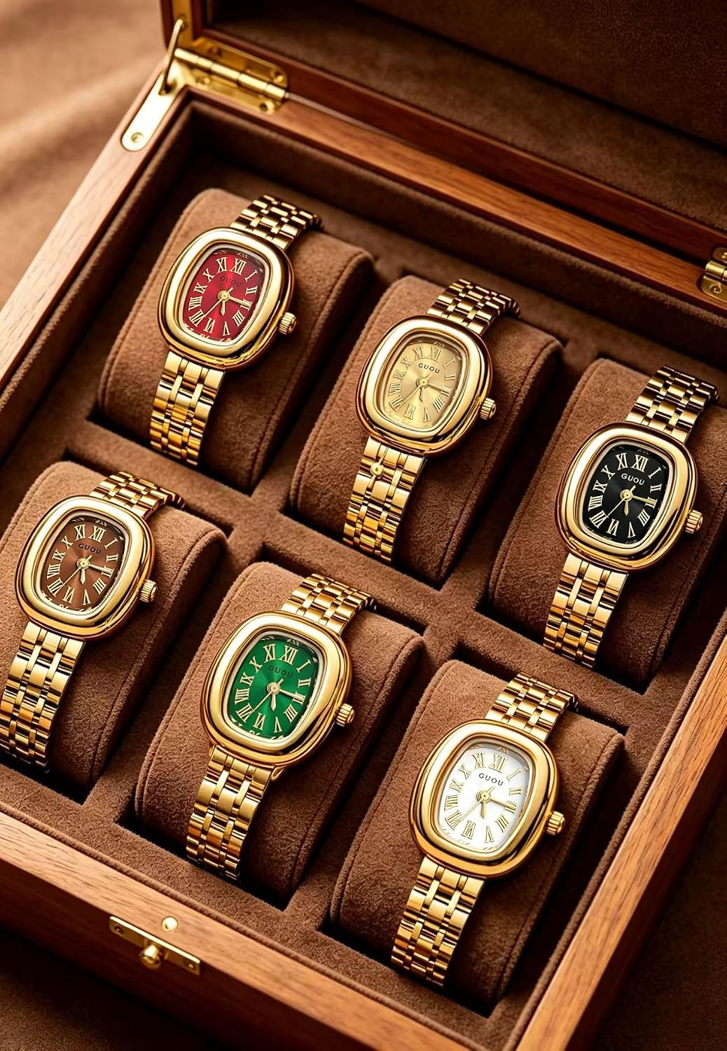 Women's Gold Dainty Bangle Watch Small Vintage Bracelet | Women’s Bracelet Watch Small Face Elegant Quartz Wristwatch