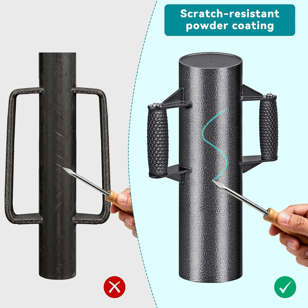 Fence Post Driver Non-Slip Handles Post Pounder for T Posts