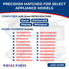 Whole Parts Upgraded Refrigerator Yoke and Pad Assembly Part# WPW10185233