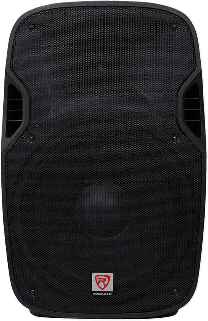 SPGN158 15" Passive DJ PA Speaker, 1600W Peak/800W Program/400W RMS, 8 Ohm, 3" Voice Coil, ABS Cabinet, Deep Bass