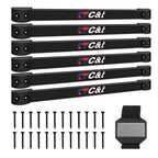 Magnetic Storage Organizer Tool Holder, Magnetic Tool Holder Strip, 6-Pack