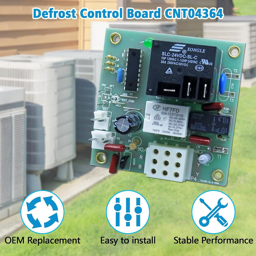 CNT04364 Defrost Control Board for Trane Residential Packaged Heat Pumps