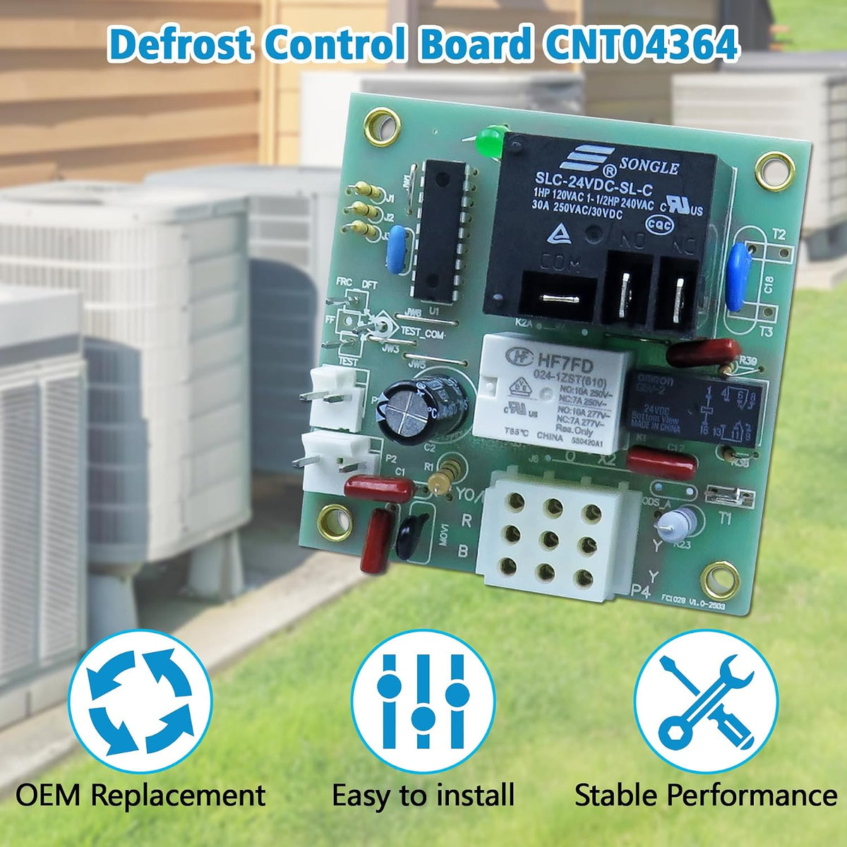 CNT04364 Defrost Control Board for Trane Residential Packaged Heat Pumps