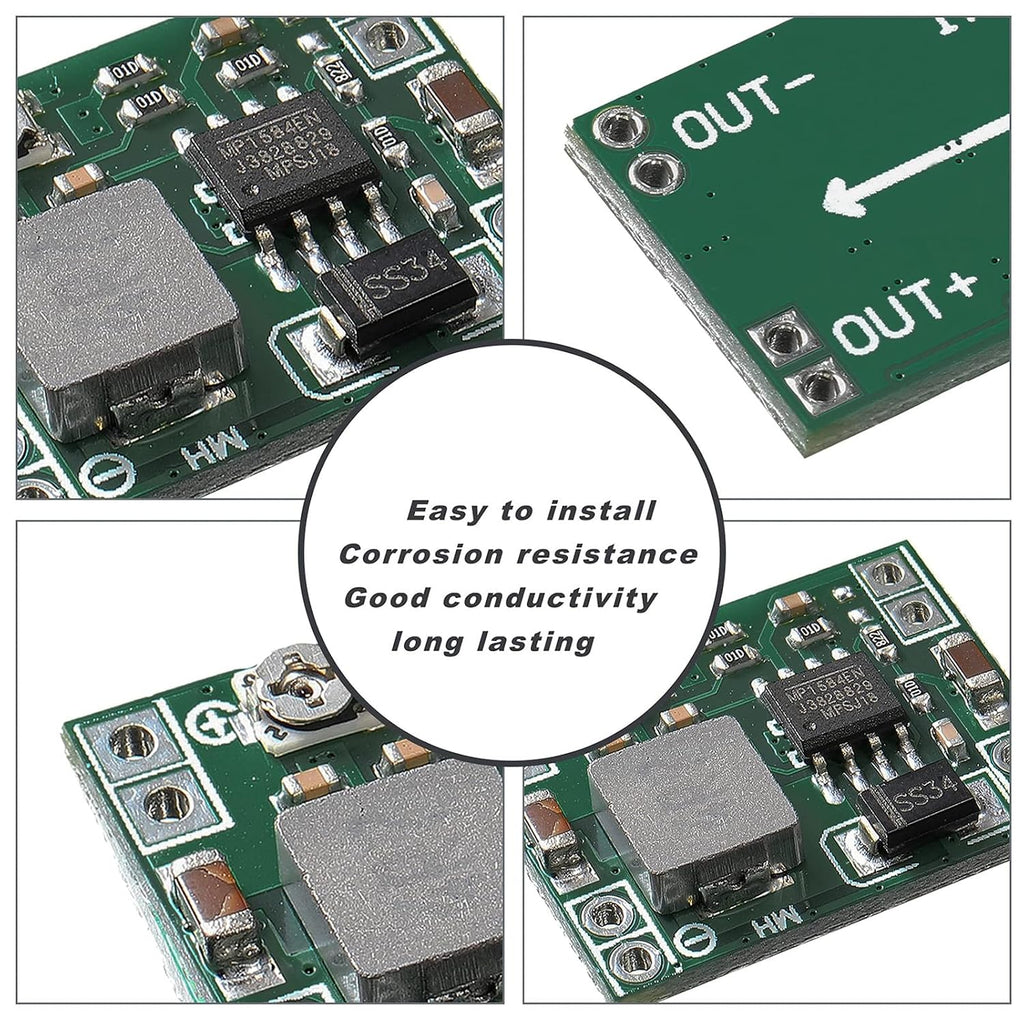 6-Pack Mini MP1584EN DC-DC Buck Converter, Adjustable