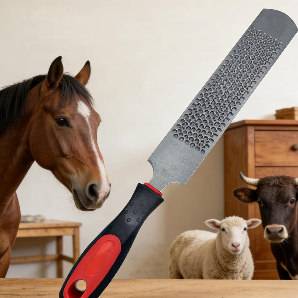 Farrier Rasp, Hoof Rasp File Professional Horse Hoof Trimming Tool