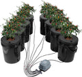 DWC Hydroponic System, 5 Gallon 8 Buckets, Deep Water Culture Growing Bucket, Hydroponics Grow Kit with Pump, Air