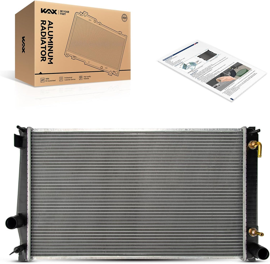 KAX CU2892 Engine Cooling Radiator, Compatible with 2006-2016 RAV 4 GAS (w/internal Transmission Oil Cooler;w/o Towing Package;Japan Built)