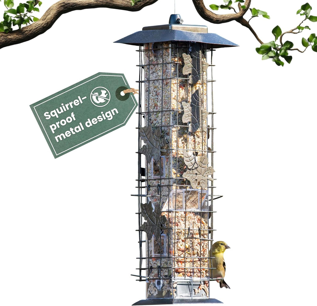 Squirrel-Be-Gone Bird Feeder, 2 lb Seed Capacity