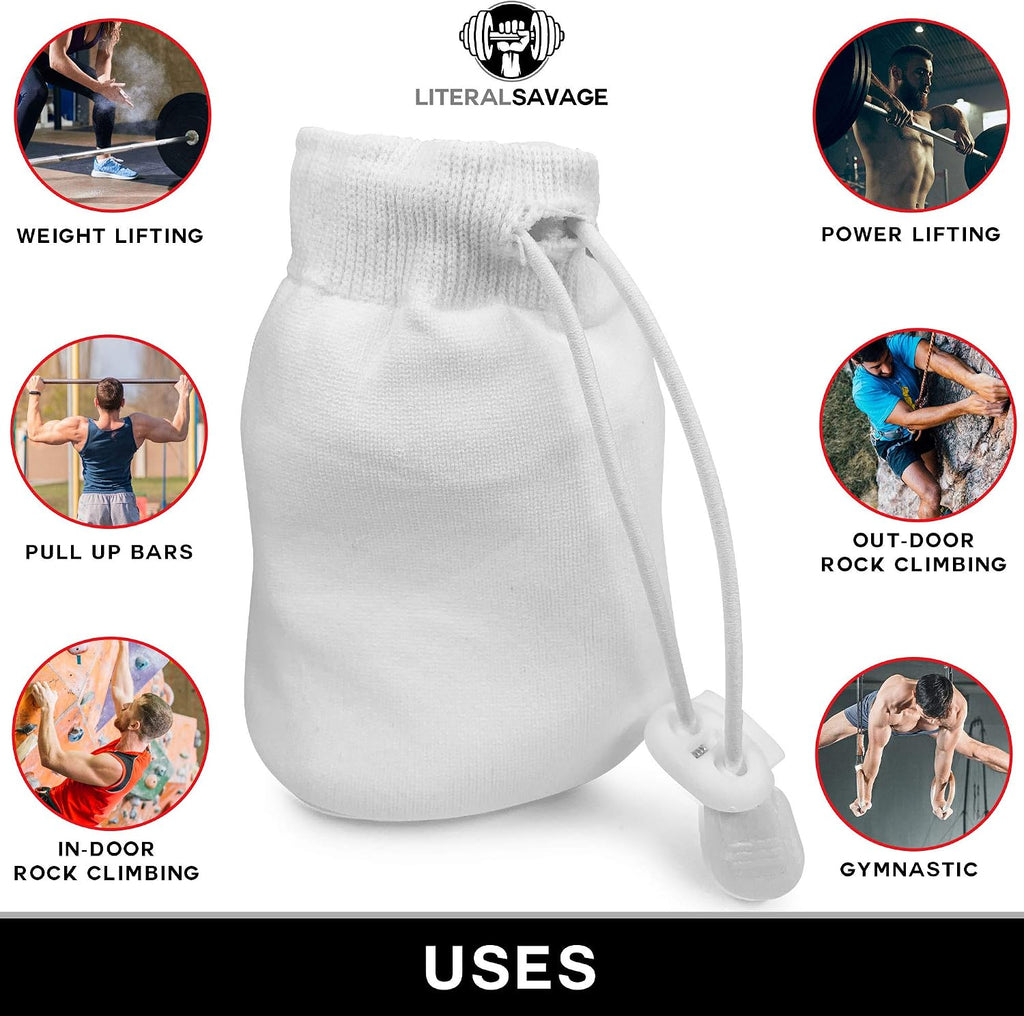 No Mess Climbing Chalk Ball for Lifting, Climbing, Gymnastics & Crossfit – Refillable Chalk Ball with Pure Magnesium