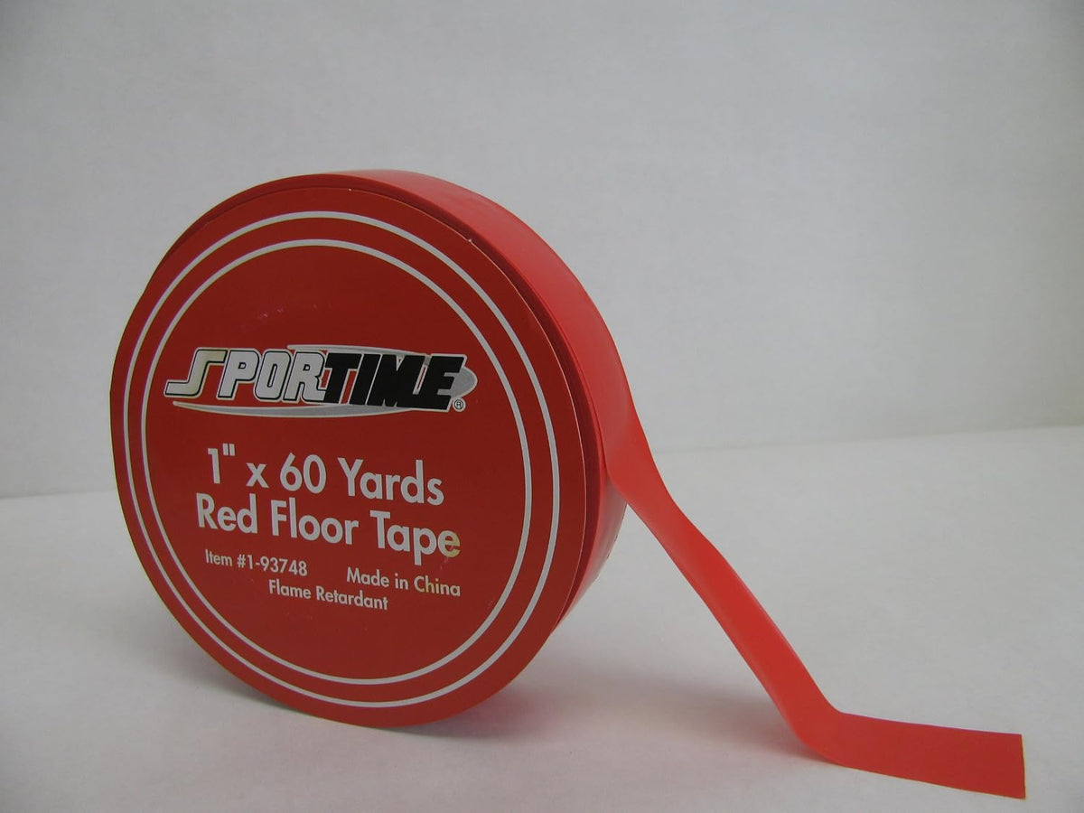 Floor Marking Tape - 1 inch x 60 yards - Red