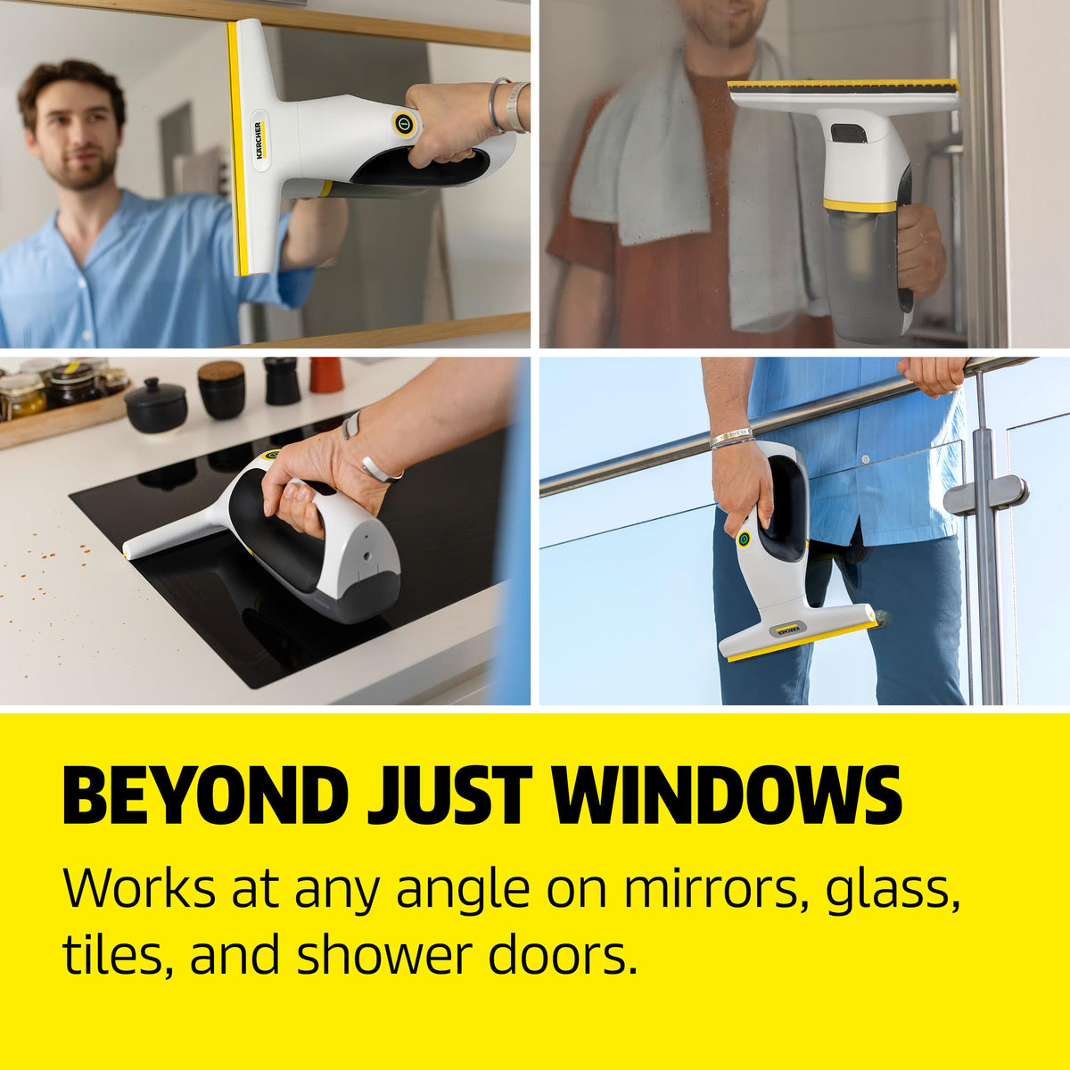 WV 2 Universal Cordless Window Vacuum Squeegee