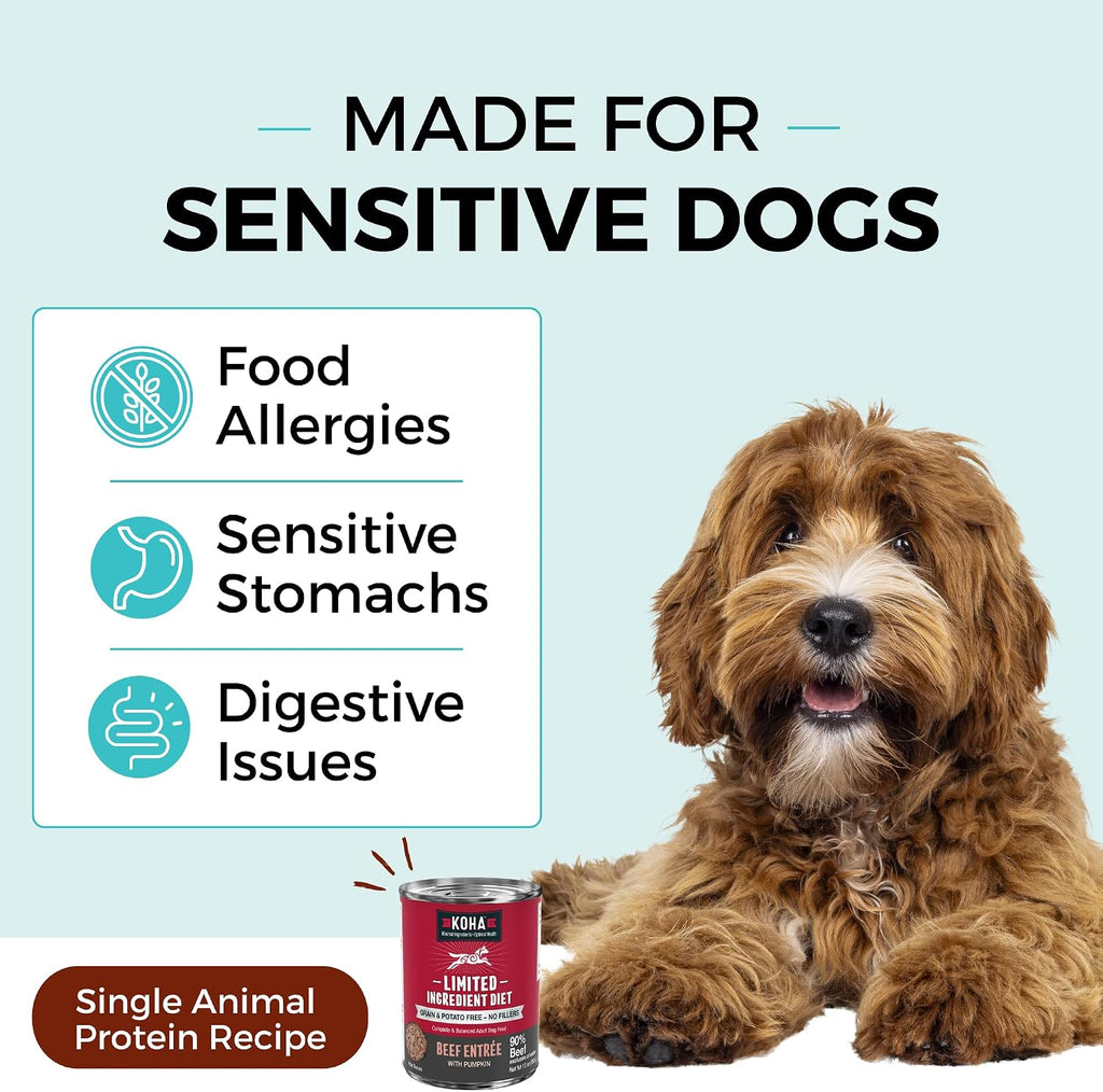 Limited Ingredient Diet Beef Entrée for Dogs, Grain-Free