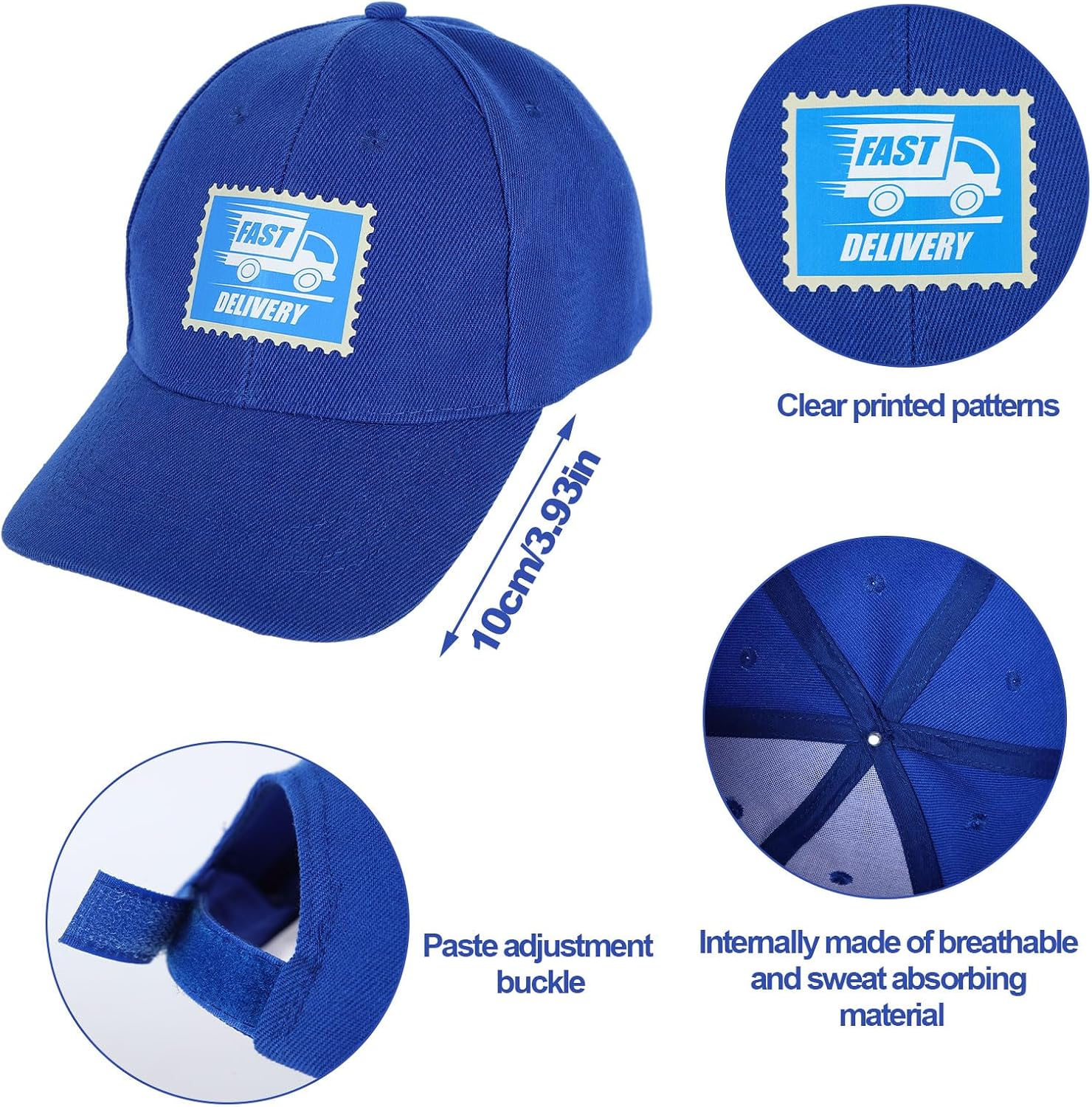 Mailman Costume for Kids Includes Mail Carrier Vest Hat Canvas Bag Mailman Pass Cards and Envelopes for Postman