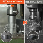 EASEWORK TOOL Carbide-Tipped Annular Cutter, 3/4" Diameter x 1-3/8" Depth