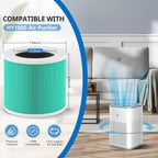 JORAIR 2 Pack HY1800 Replacement Filter For CHIVALZ/Honeyuan Air Purifier
