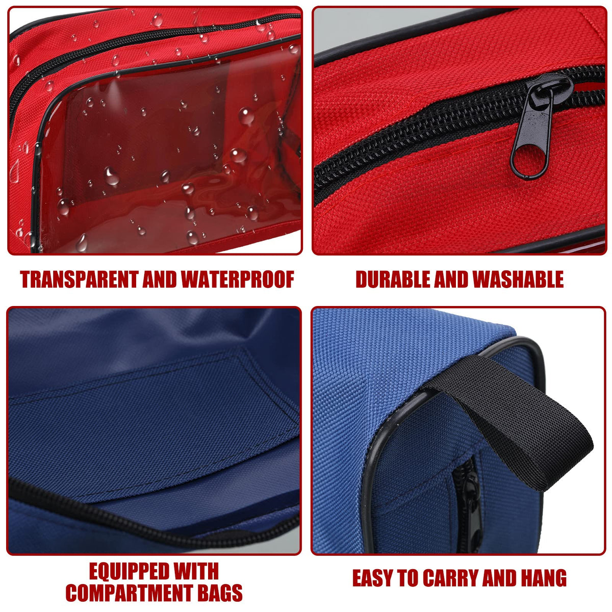 5 Pcs 5 Colors First Aid Kit Bag Empty Emergency Medical Kit