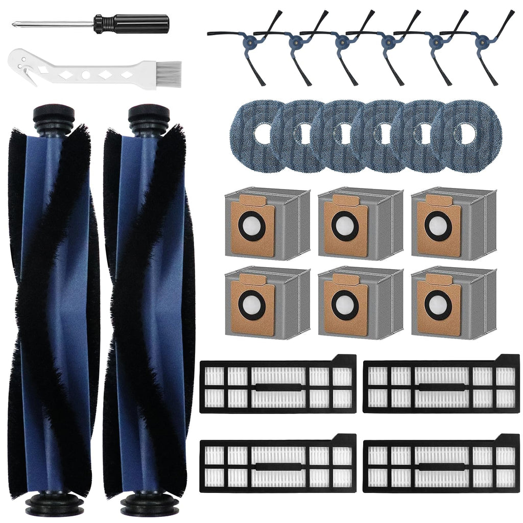 Ancolin 26 Pack Replacement Parts Kit for Eufy X10 Pro Omni Robot Vacuum