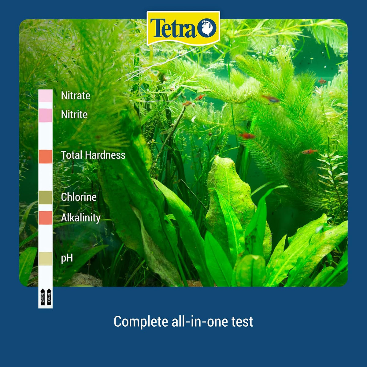 EasyStrips 6-in-1 Aquarium Water Test Strips, 25 Count