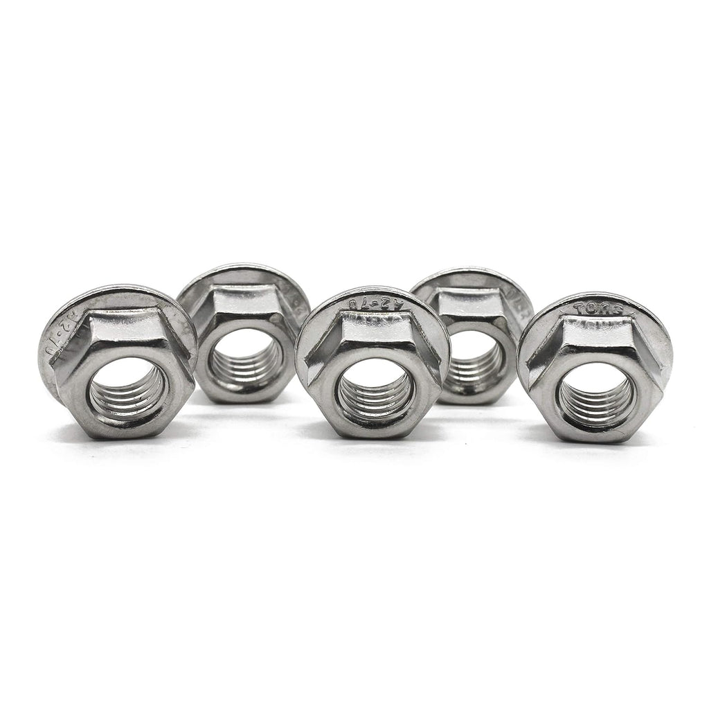 FullerKreg M8 x 1.25 Serrated Hex Flange Nut, 25 Pcs