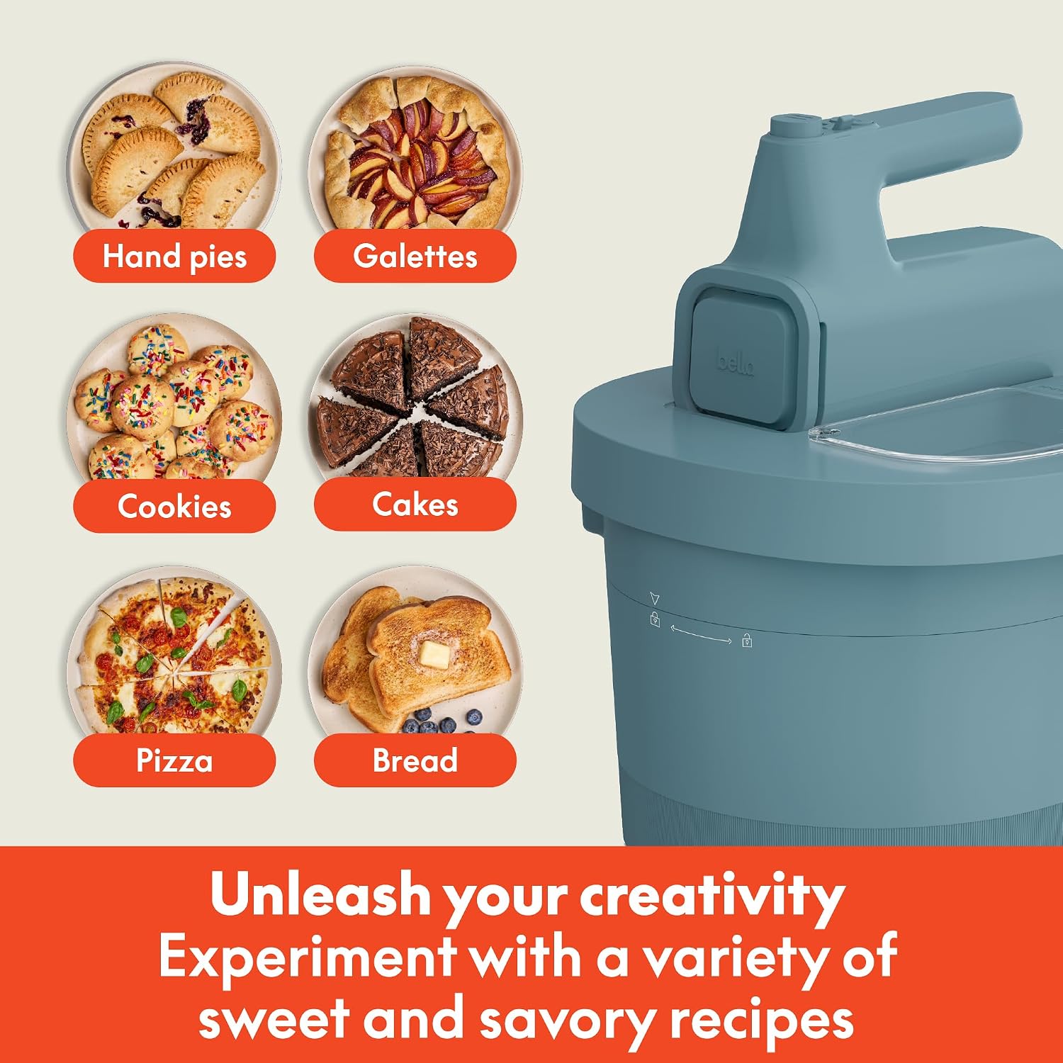 3.5 Qt Hand & Stand Mixer, 2 in 1 Electric Mixer with Bowl, Surf