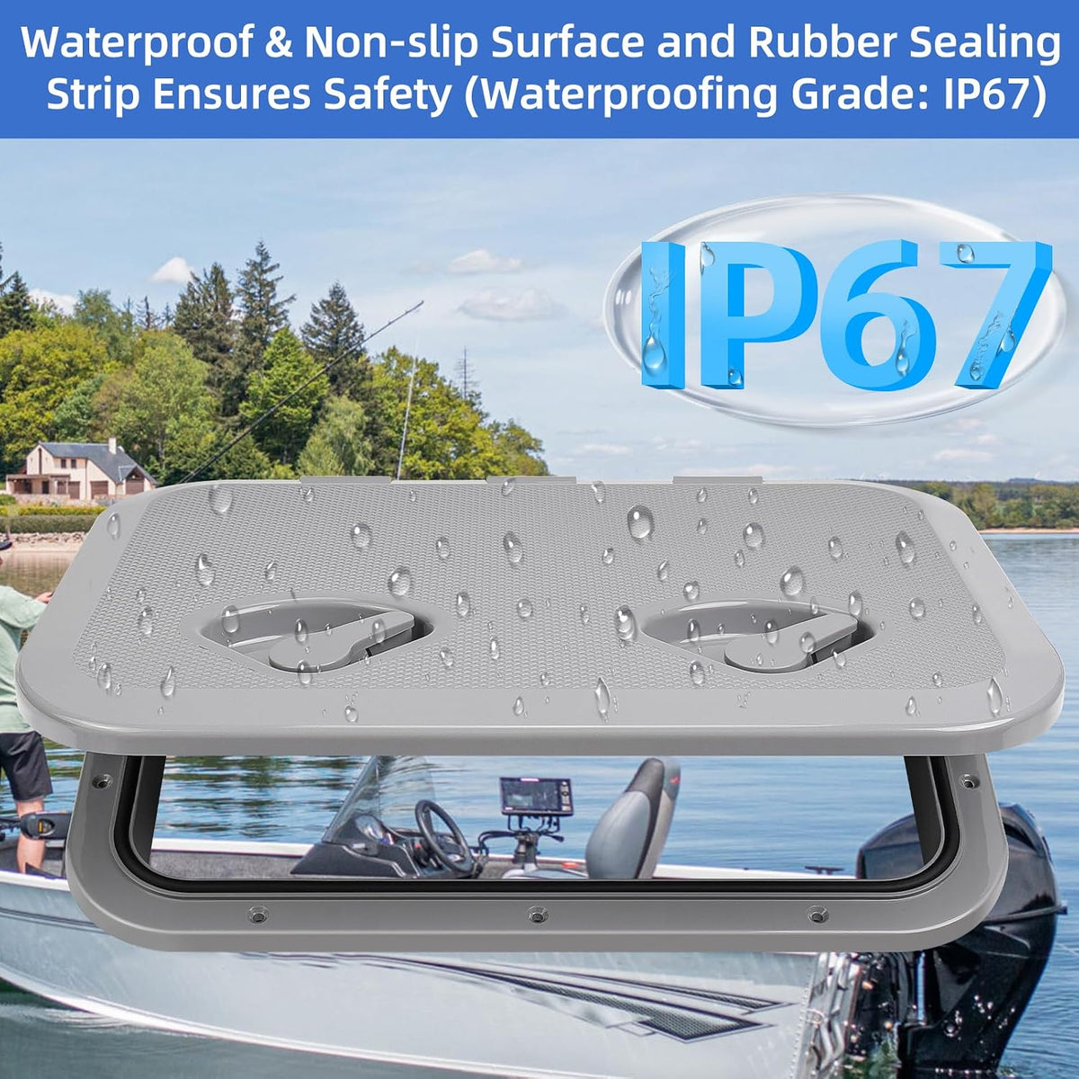 Marine Boat Hatch Deck Cover Lid,Marine Deck Access Hatch&Lid,Boat Hatch