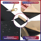 Neoprene Foam Sheet 1/8" x 12" x 48" with Adhesive Backing