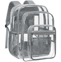 Clear Backpack for School - 18 Inch Extra Large Clear Bookbag, Gray