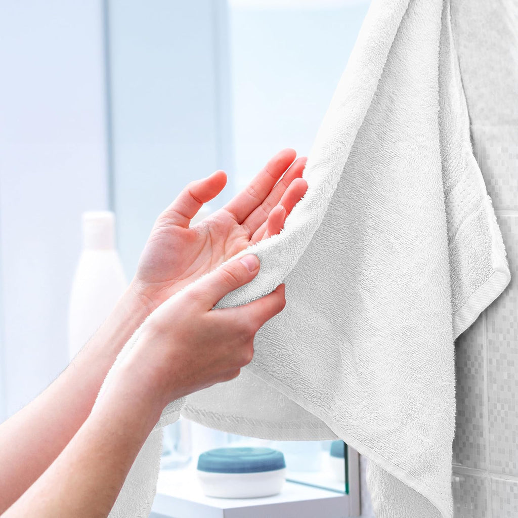 Easy Living Everyday 6-Piece Bathroom Towel Set, White