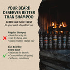 Water Based Beard Wash, Executive Scent, 8 fl oz