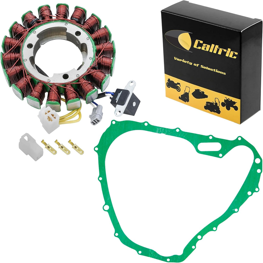 Caltric Stator and Gasket Compatible With Suzuki 750 Lta750Xz Lta-750Xz King Quad 2008-2017