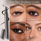 Ultra-Fine Liquid Eyeliner with 19° Angled Tip, Clear-Sight Tip Design
