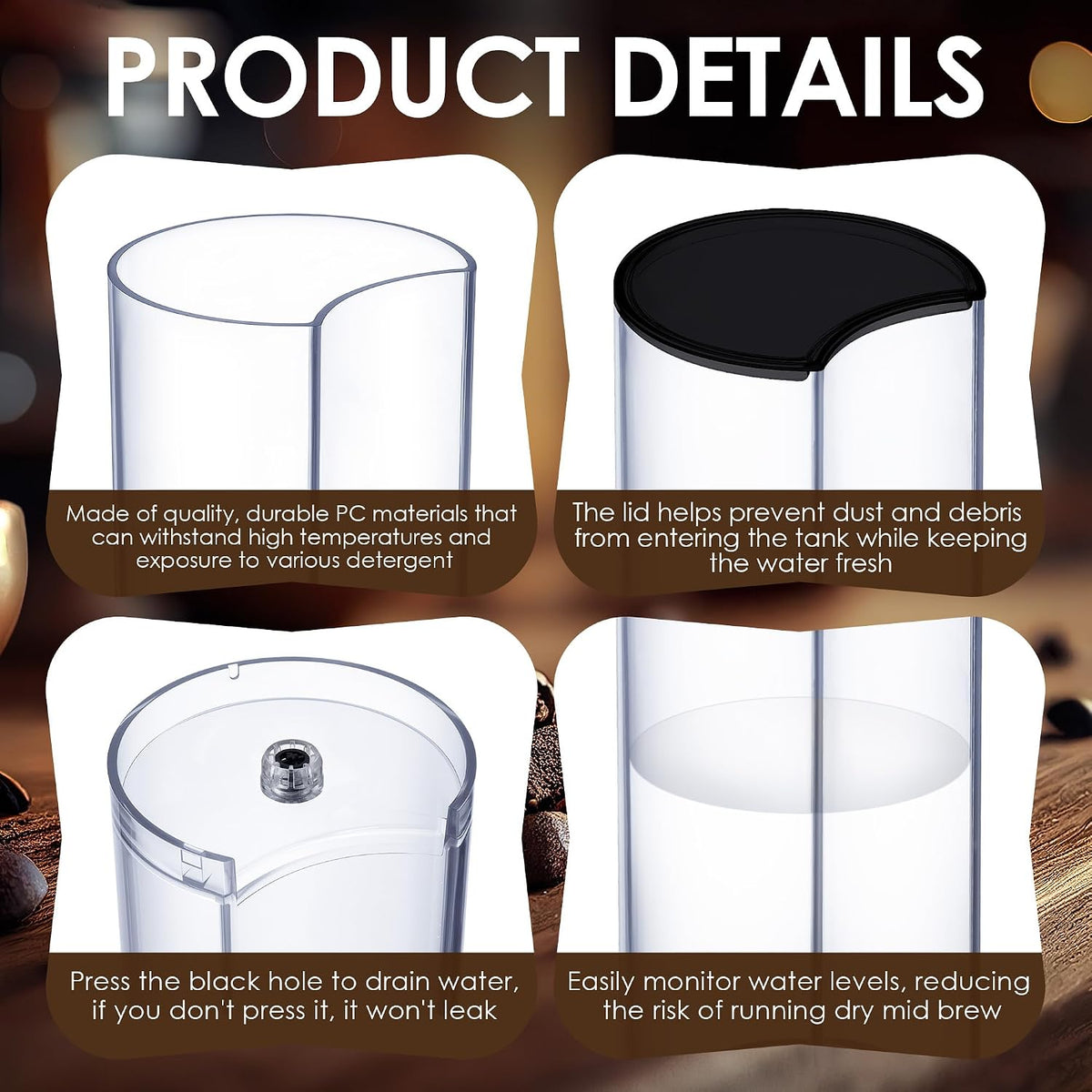 Water Tank Reservoir Replacement & Black Lid Cover