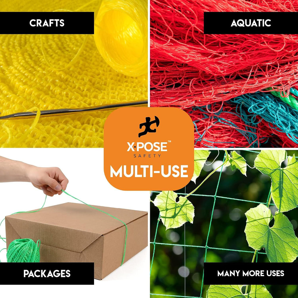 Polypropylene Tying Twine – 3 Ply White Plastic Twine String, 2800 Ft Roll, Extra Heavy Duty Poly Twine for Baling